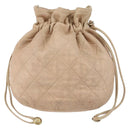 CHANEL Matelasse Chain Shoulder Bag Lamb Skin Pink Gold CC Auth bs30362-2