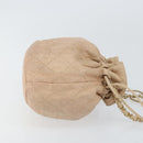 CHANEL Matelasse Chain Shoulder Bag Lamb Skin Pink Gold CC Auth bs30362-3