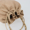 CHANEL Matelasse Chain Shoulder Bag Lamb Skin Pink Gold CC Auth bs30362-6