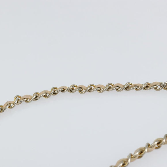 CHANEL Matelasse Chain Shoulder Bag Lamb Skin Pink Gold CC Auth bs30362