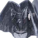 Salvatore Ferragamo Vala Tote Bag Leather Black Silver Auth bs30363-19