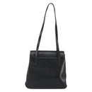 Salvatore Ferragamo Vala Tote Bag Leather Black Silver Auth bs30363-3