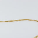 Christian Dior Chain Shoulder Bag Suede Bordeaux Gold Auth bs30368-14