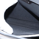 CHANEL Choco Bar Hand Bag Lamb Skin Gray Silver CC Auth bs30369-15