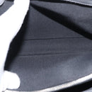 CHANEL Choco Bar Hand Bag Lamb Skin Gray Silver CC Auth bs30369-18