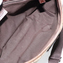 GUCCI GG Canvas Shoulder Bag Beige Silver 114273 Auth bs30370-11