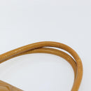 CHANEL Matelasse COCO Mark Tote Bag Patent leather Yellow Gold CC Auth bs30372-14