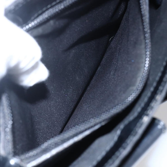 GUCCI GG Canvas Tote Bag Nylon Black Silver 001 3175 Auth bs30373