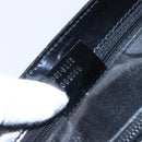 GUCCI GG Canvas Tote Bag Nylon Black Silver 001 3175 Auth bs30373-12