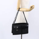 GUCCI GG Canvas Tote Bag Nylon Black Silver 001 3175 Auth bs30373-24