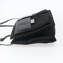 GUCCI GG Canvas Tote Bag Nylon Black Silver 001 3175 Auth bs30373-3