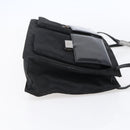 GUCCI GG Canvas Tote Bag Nylon Black Silver 001 3175 Auth bs30373-4