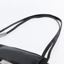 GUCCI GG Canvas Tote Bag Nylon Black Silver 001 3175 Auth bs30373-8