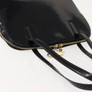 Salvatore Ferragamo Gancini Tote Bag Patent leather Black Gold Auth bs30374-6
