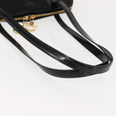 Salvatore Ferragamo Gancini Tote Bag Patent leather Black Gold Auth bs30374-7