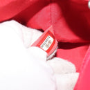 CHANEL Cloche Turn Lock Chain Flap Bag Lamb Skin Red Silver CC Auth bs30375-25