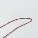 CHANEL Cloche Turn Lock Chain Flap Bag Lamb Skin Red Silver CC Auth bs30375-5