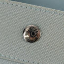 HERMES Bora Bora PM Tote Bag Canvas Light Blue Silver Auth bs30377-19