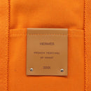 HERMES French Festival Hawaii Exclusive Fourre Tout Cabas Canvas Auth bs30378-10