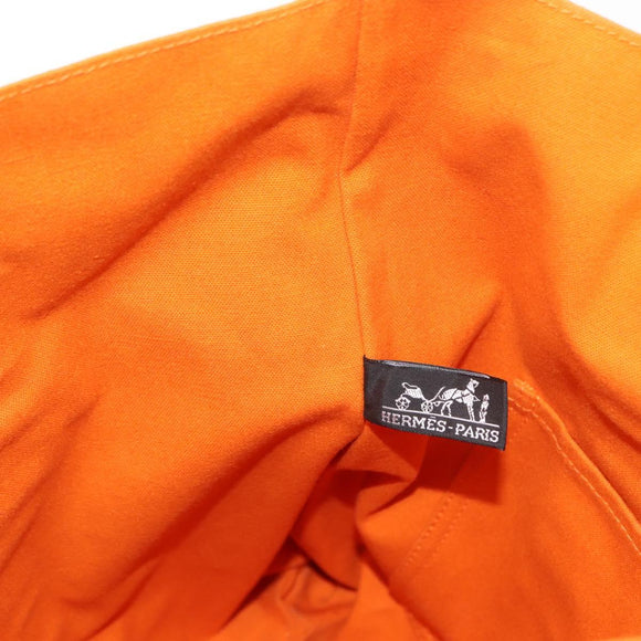 HERMES French Festival Hawaii Exclusive Fourre Tout Cabas Canvas Auth bs30378