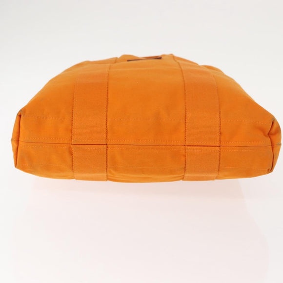 HERMES French Festival Hawaii Exclusive Fourre Tout Cabas Canvas Auth bs30378