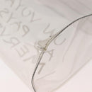 HERMES Vinyl Kelly Hand Bag Vinyl Clear Auth bs30379-16