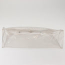 HERMES Vinyl Kelly Hand Bag Vinyl Clear Auth bs30379-5