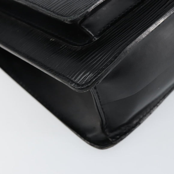 LOUIS VUITTON Epi Monceau 28 Hand Bag Black M52122 LV Auth bs30382