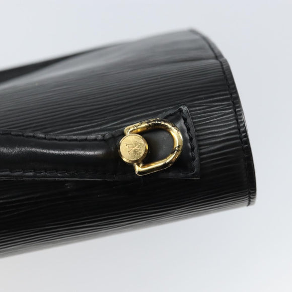 LOUIS VUITTON Epi Monceau 28 Hand Bag Black M52122 LV Auth bs30382