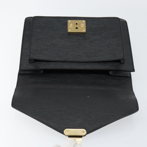 LOUIS VUITTON Epi Monceau 28 Hand Bag Black M52122 LV Auth bs30382