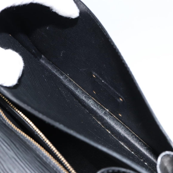 LOUIS VUITTON Epi Monceau 28 Hand Bag Black M52122 LV Auth bs30382