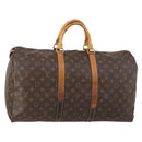 LOUIS VUITTON Monogram Keepall 50 Boston Bag M41426 LV Auth bs30384-1