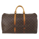 LOUIS VUITTON Monogram Keepall 50 Boston Bag M41426 LV Auth bs30384-2