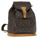 LOUIS VUITTON Monogram Montsouris GM Backpack M51135 LV Auth bs30387-1