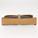 FENDI Zucca Canvas Briefcase Black Brown Auth bs30389-5