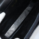 Christian Dior Hand Bag Leather Black Gold Auth bs30391-17