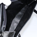 Christian Dior Hand Bag Leather Black Gold Auth bs30391-22