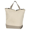 CHANEL Sports Line Tote Bag Nylon 2way Gray Silver CC Auth bs30392-2