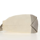 CHANEL Sports Line Tote Bag Nylon 2way Gray Silver CC Auth bs30392-3