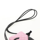 CHANEL Cambon Line Shoulder Bag Leather Pink Black Silver CC Auth bs30393V-9