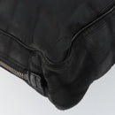 CHANEL New Travel Line Briefcase Nylon Black Silver CC Auth bs30394-15