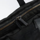 CHANEL New Travel Line Briefcase Nylon Black Silver CC Auth bs30394-17
