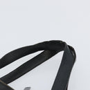 CHANEL New Travel Line Briefcase Nylon Black Silver CC Auth bs30394-8