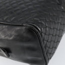 BOTTEGA VENETA INTRECCIATO Clutch Bag Leather Black Auth bs30399-16
