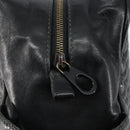 BOTTEGA VENETA INTRECCIATO Clutch Bag Leather Black Auth bs30399-17