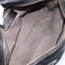 BOTTEGA VENETA INTRECCIATO Clutch Bag Leather Black Auth bs30399-11