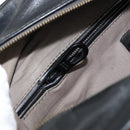 BOTTEGA VENETA INTRECCIATO Clutch Bag Leather Black Auth bs30399-21