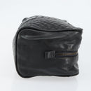 BOTTEGA VENETA INTRECCIATO Clutch Bag Leather Black Auth bs30399-3