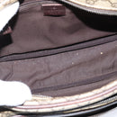 GUCCI GG Supreme Shoulder Bag PVC Brown Silver Auth bs30401-17