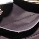 GUCCI GG Supreme Shoulder Bag PVC Brown Silver Auth bs30401-20